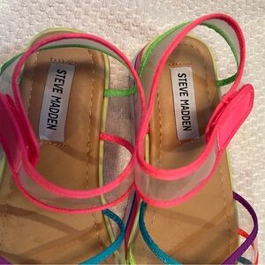 Steve Madden Neon Strappy Sandals